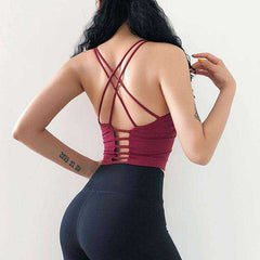 Women's Long Sleeve Gym Yoga Sports Fitness Workout T-shirt With Chest pad