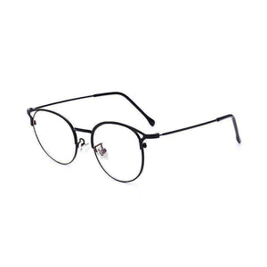 Anti-Radiation Blue Light Round Cat Eyes Eyeglasses