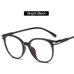 Anti Blue Light Eyeglasses Frame Vintage Round Clear Lens