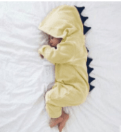Newborn Dinosaur Onesie Hooded Romper Jumpsuit For Babies