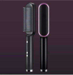 Electric Professional Hair Straightener Heated Comb/Hair Straight & Curly Styling Tool