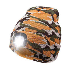 Unisex LED Lighted Knitted Beanie Cap Warm Winter
