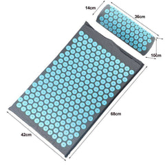 Relieves Stress Acupressure Massager Cushion Yoga Mat