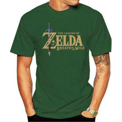 Men The Breath Of Wild Zelda Design T-Shirts