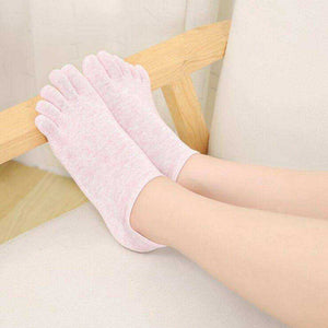 1 Pair Cotton Five-Finger Women Colorful Toe Socks