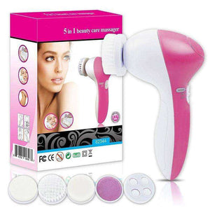 5 in 1 Face Cleansing Silicone Facial Brush