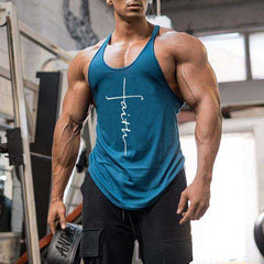 Men's Bodybuilding Tank Tops Gym Sleeveless Vest Shirts Plus Size