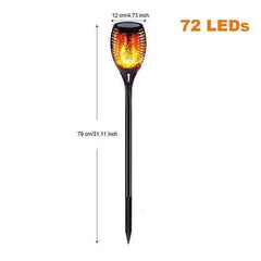 Outdoor Waterproof  Flame Garden Courtyard Balcony LED Solar Lights
