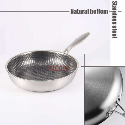 Image of 304-Story Stainless Steel Frying Pan Nonstick Electromagnetic Furnace