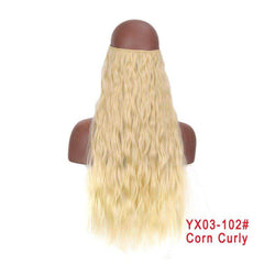 24 Inches Invisible Wire No Clips Hair Extension