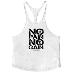 Men Anime Bodybuilding Cotton Stringer Tank Tops