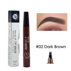 Waterproof 4 Tip Liquid Microblading Eyebrow Tattoo Pencil 5 Colors