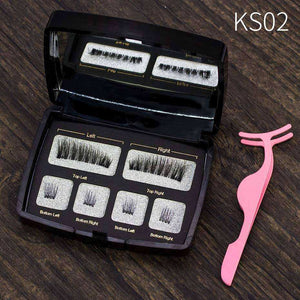 4 Pieces Comfortable Magnetic Natural False Eyelashes