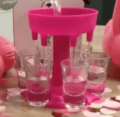 6 Shot Glass And Dispenser