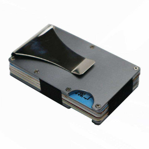 Image of Unisex Wallet Blocking Portable ID Card Holder Clip