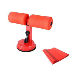 New Fitness Sit Up Bar Floor Assistant Stand Padded Ankle Support