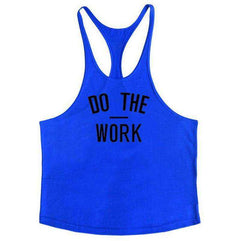 Men Anime Bodybuilding Cotton Stringer Tank Tops