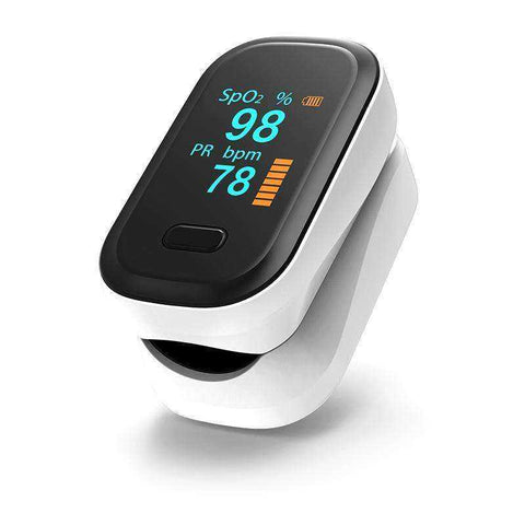 Portable Finger Pulse Oximeter Blood Oxygen Heart Rate Monitor Saturation Meter