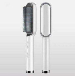 Electric Professional Hair Straightener Heated Comb/Hair Straight & Curly Styling Tool