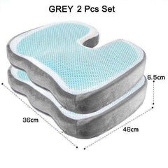 46*36 U Shape Silicone Gel Cushion Memory Foam Pillow