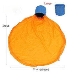 Kids Large Waterproof Play Mat Toy Clean-up Basket Storage