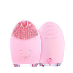 Facial Silicone Shrinking Pores Oil-control Electric Cleansing Brush