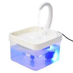 New 2L Swan Neck Pet Cat Dog Automatic Drinker Water Fountain