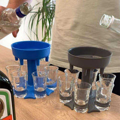 6 Shot Glass And Dispenser