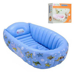 Portable Inflatable Baby Bath Tub Cushion Warm With Air Pump