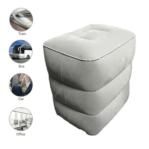 Useful Inflatable Ottoman Portable Travel Foot Rest