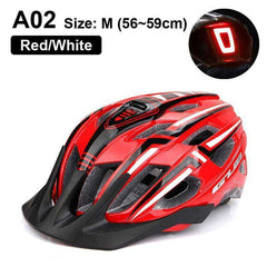 New LED Light Rechargeable Cycling Bike Helmet