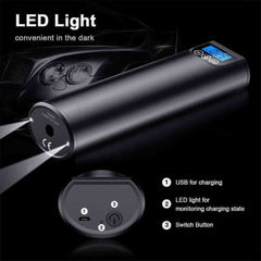12V 150PSI Rechargeable Air Pump Tire Inflator Cordless Portable Compressor
