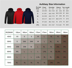 USB Electric Heated Vest Cotton Coat Camping Hiking Thermal Warmer Jacket