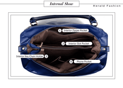 Ladies Leather Casual Large Tote  Shoulder Handbags