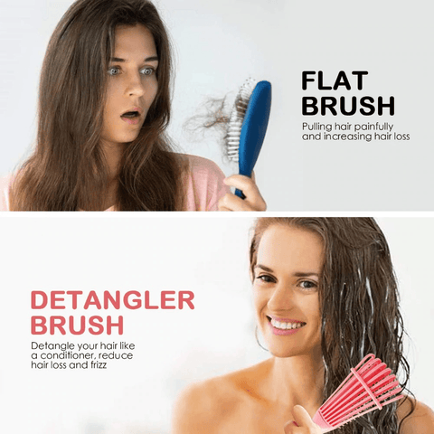 Image of Women Men Salon Detangling Hair Brush