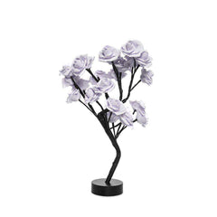 LED Table Lamp Rose Flower Tree USB Night Lights