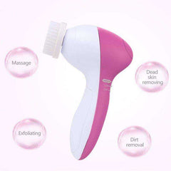 5 in 1 Face Cleansing Silicone Facial Brush