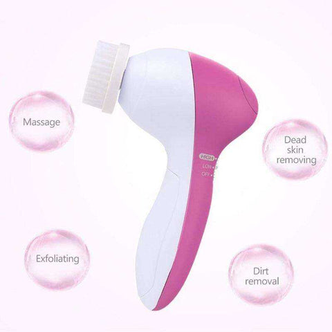 Image of 5 in 1 Face Cleansing Silicone Facial Brush