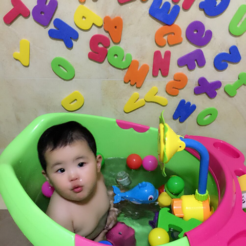 Image of 36pcs Set Kids Floating Bath Letters And Numbers