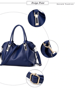 Ladies Leather Casual Large Tote  Shoulder Handbags