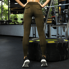 Cargo Pocket Style Push up Leggings