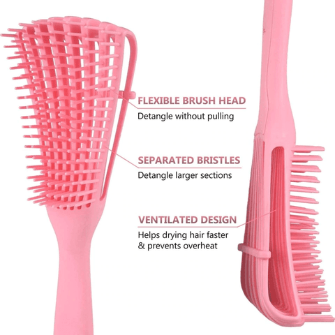 Image of Women Men Salon Detangling Hair Brush