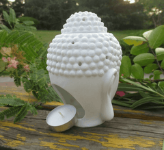 Ceramic Buddha Head Aroma Essential Oil Burner