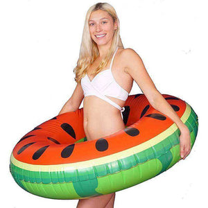 High Quality Watermelon Circle Pool Float Circle Swimming Ring for Kids & Adults