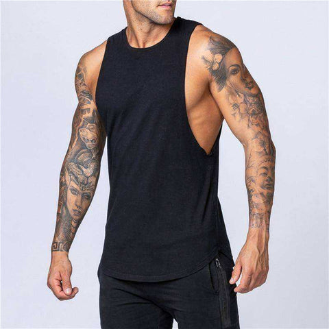 Image of Workout Mens Tank Top Vest Muscle Sleeveless Shirt Stringer Bodybuilding Singlets