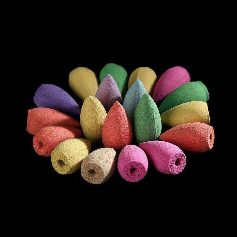 50PCS Mixed Backflow Natural Incense Cone