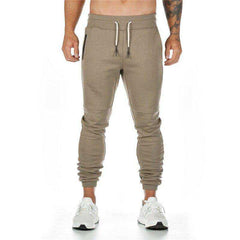 Men Gyms Workout Fitness Cotton Pants