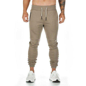 Men Gyms Workout Fitness Cotton Pants