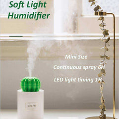 USB Portable Ultrasonic Cool Mist Humidifier Soft Warm LED Night Light
