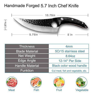 Forged Stainless Steel Kitchen Butcher Knife